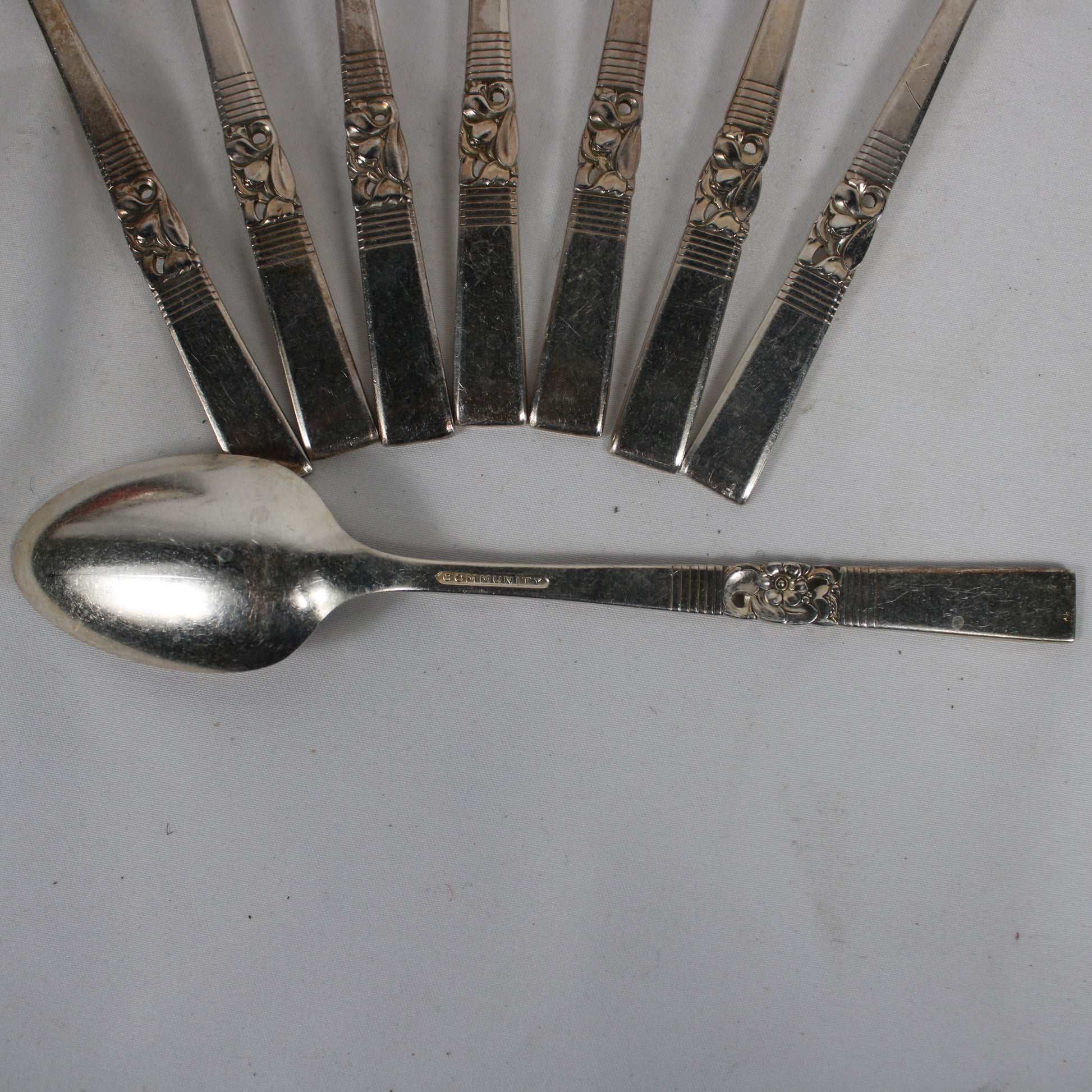 Oneida Community Silverplate Flatware Set with Fitted Wooden Tarnish Chest