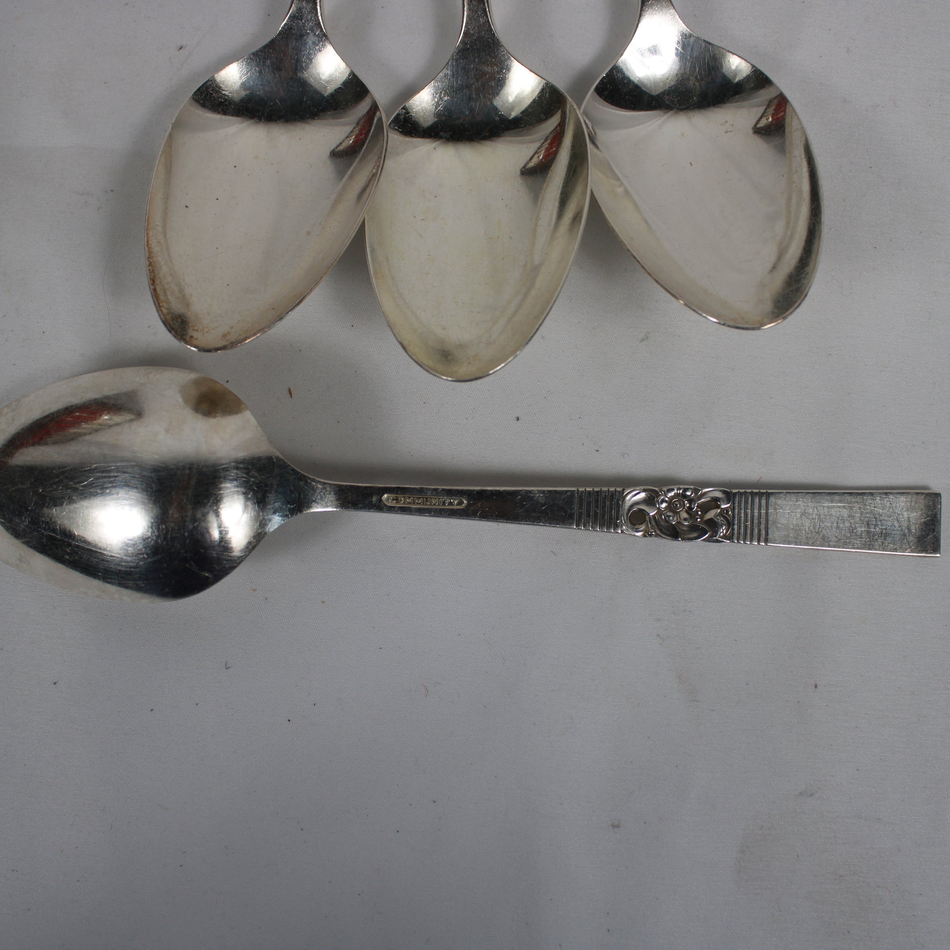 Oneida Community Silverplate Flatware Set with Fitted Wooden Tarnish Chest