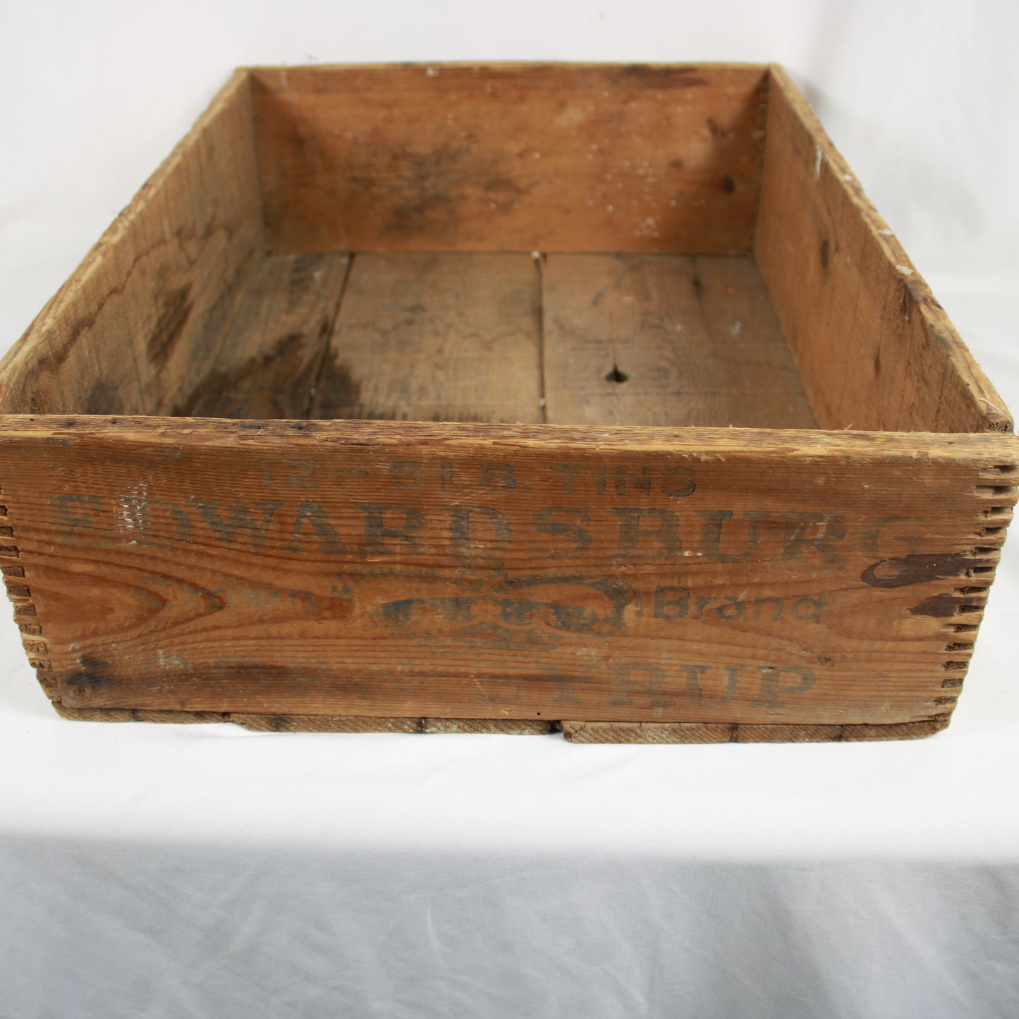Canadian Edwardsburg Syrup Wooden Shipping Crate