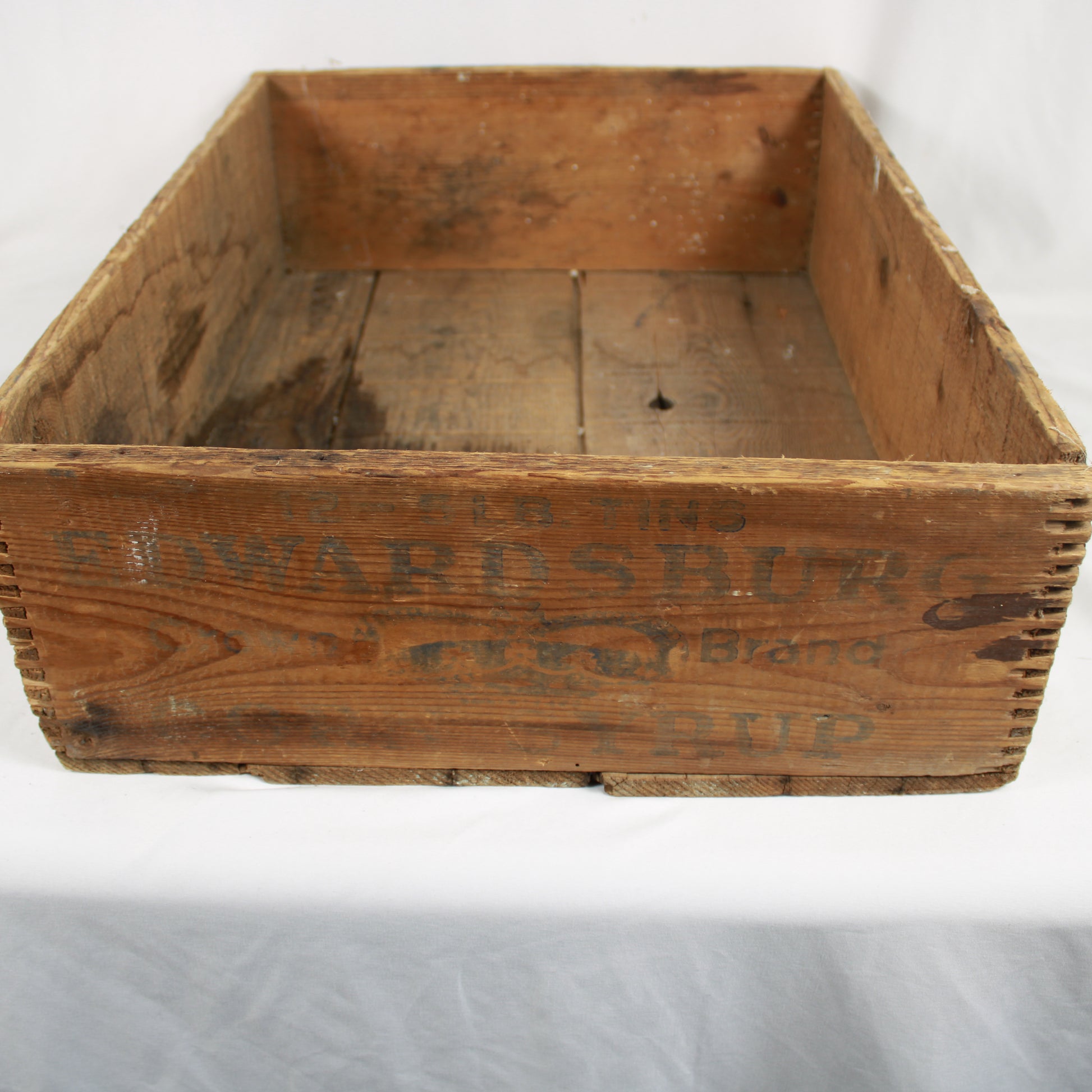 Canadian Edwardsburg Syrup Wooden Shipping Crate