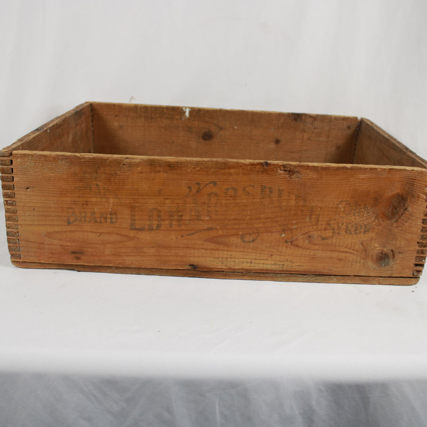 Canadian Edwardsburg Syrup Wooden Shipping Crate