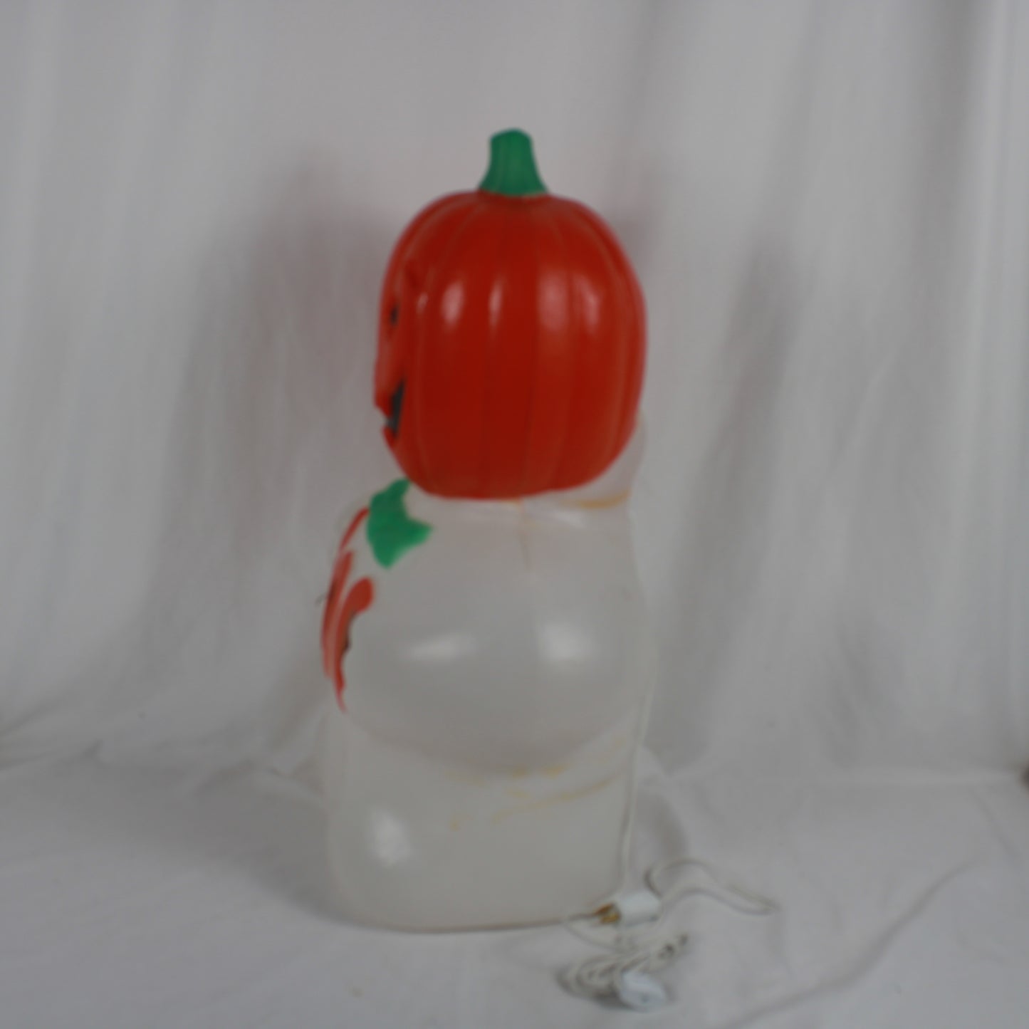 Halloween Pumpkin Head Ghost Blow Mold Light Up Yard Decor