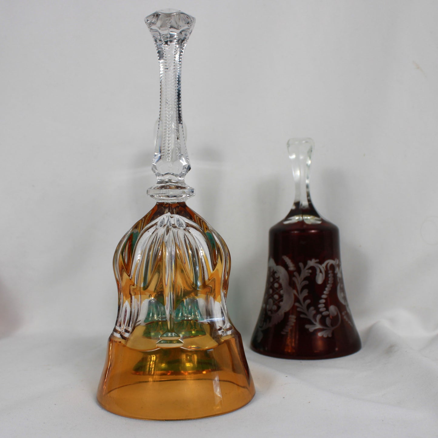 European Art Glass Bell Collection – Set of 4