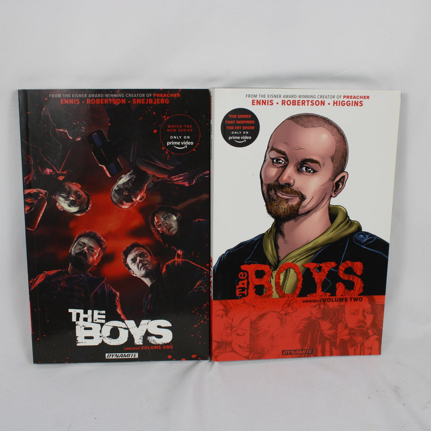 The Boys Omnibus Vol 1 & 2 Graphic Novel Set (Vol 1 Signed Photo Edition) Dynamite