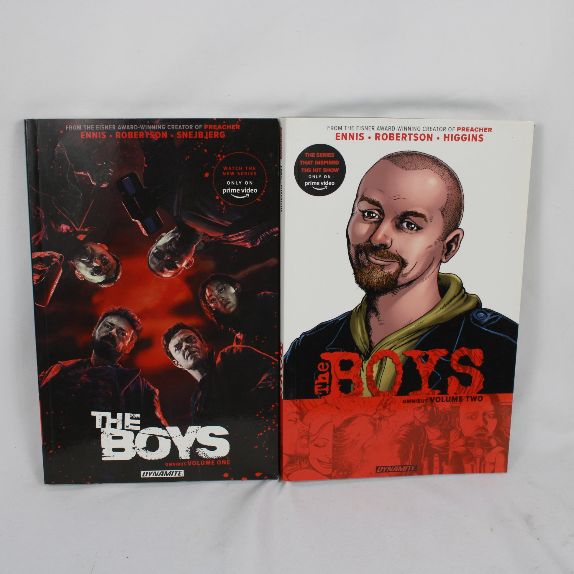 The Boys Omnibus Vol 1 & 2 Graphic Novel Set (Vol 1 Signed Photo Edition) Dynamite