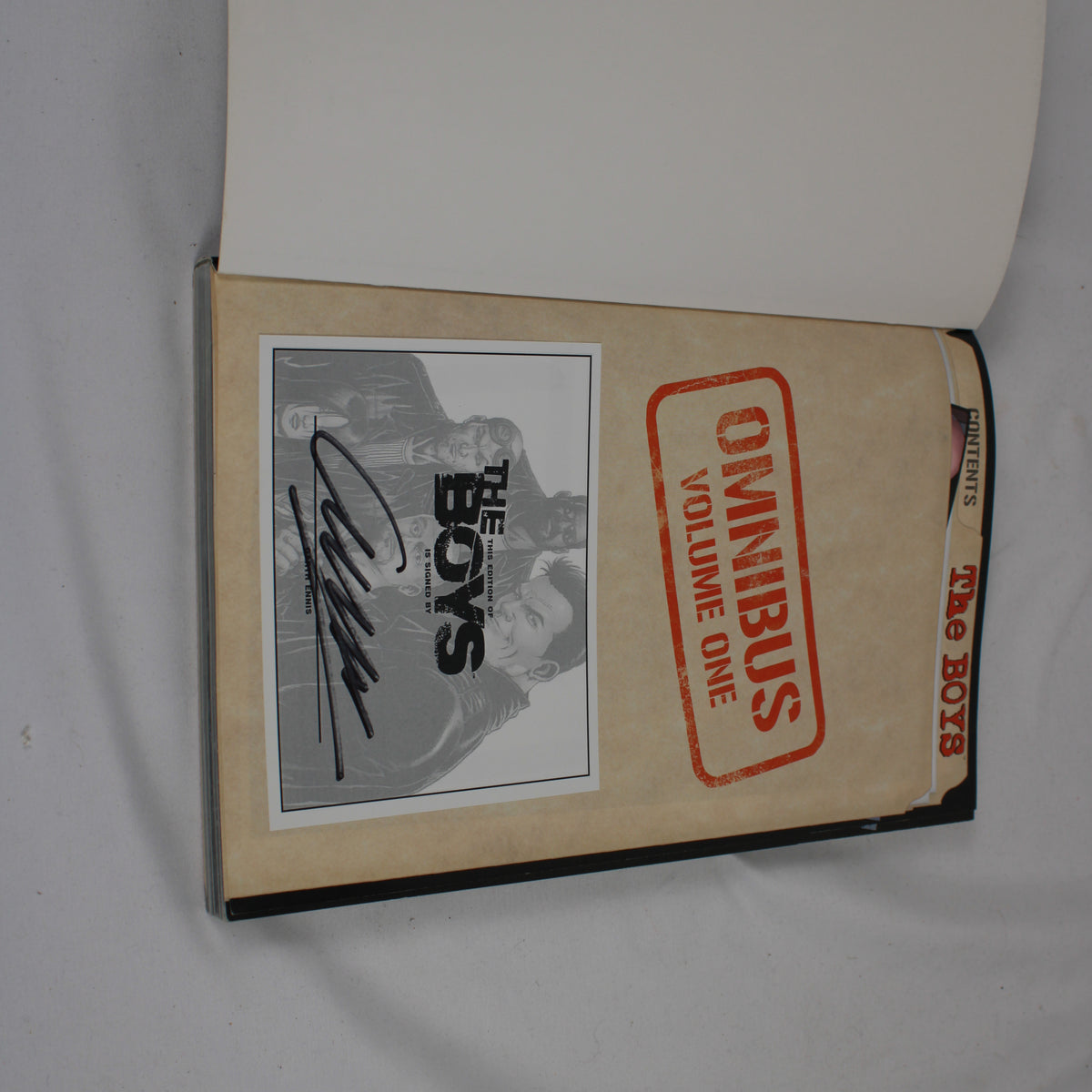 The Boys Omnibus Vol 1 & 2 Graphic Novel Set (Vol 1 Signed Photo Edition) Dynamite