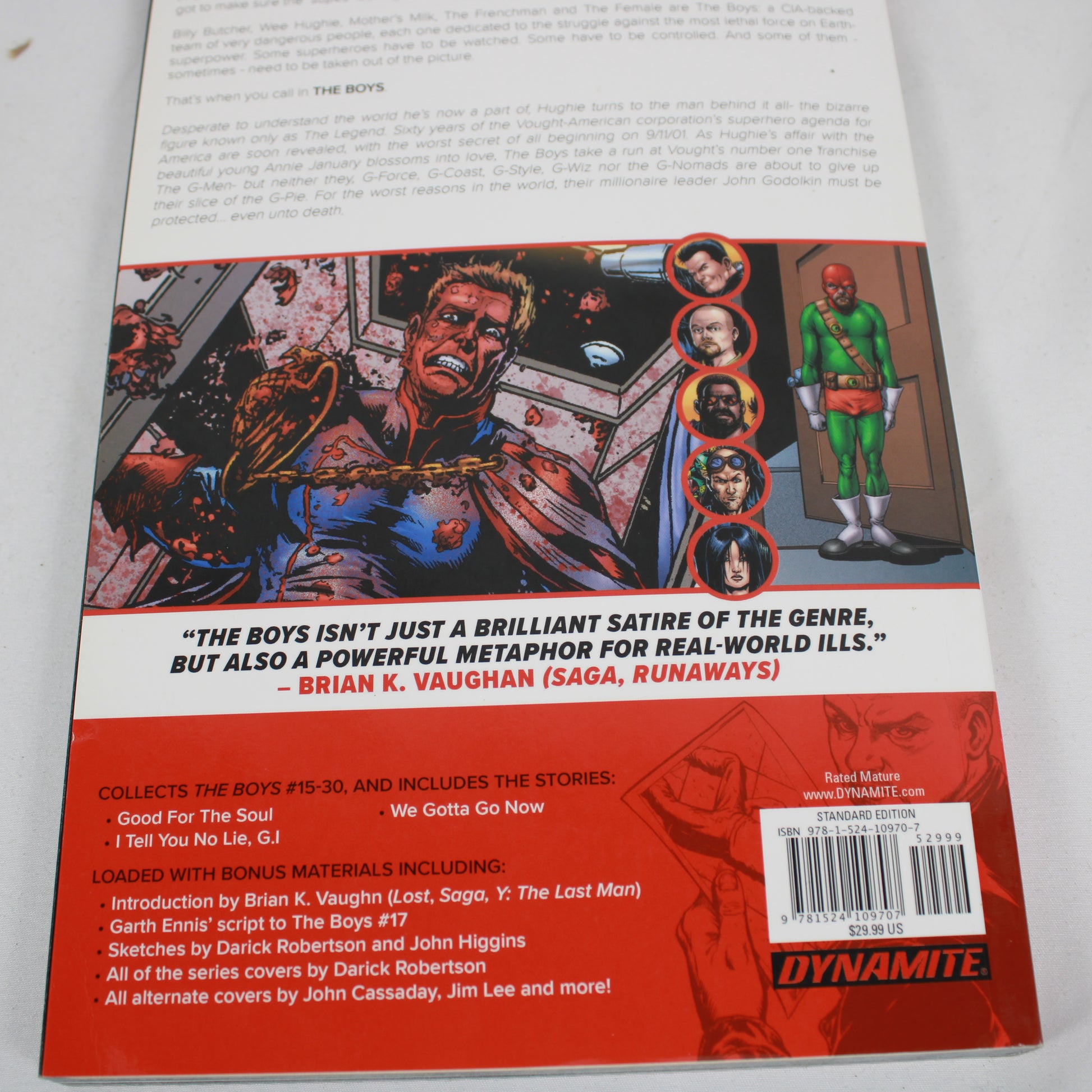 The Boys Omnibus Vol 1 & 2 Graphic Novel Set (Vol 1 Signed Photo Edition) Dynamite