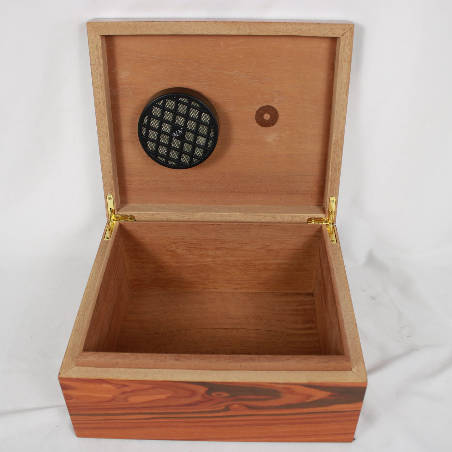 Rosewood Grain Wooden Cigar Humidor with Spanish Cedar Lining