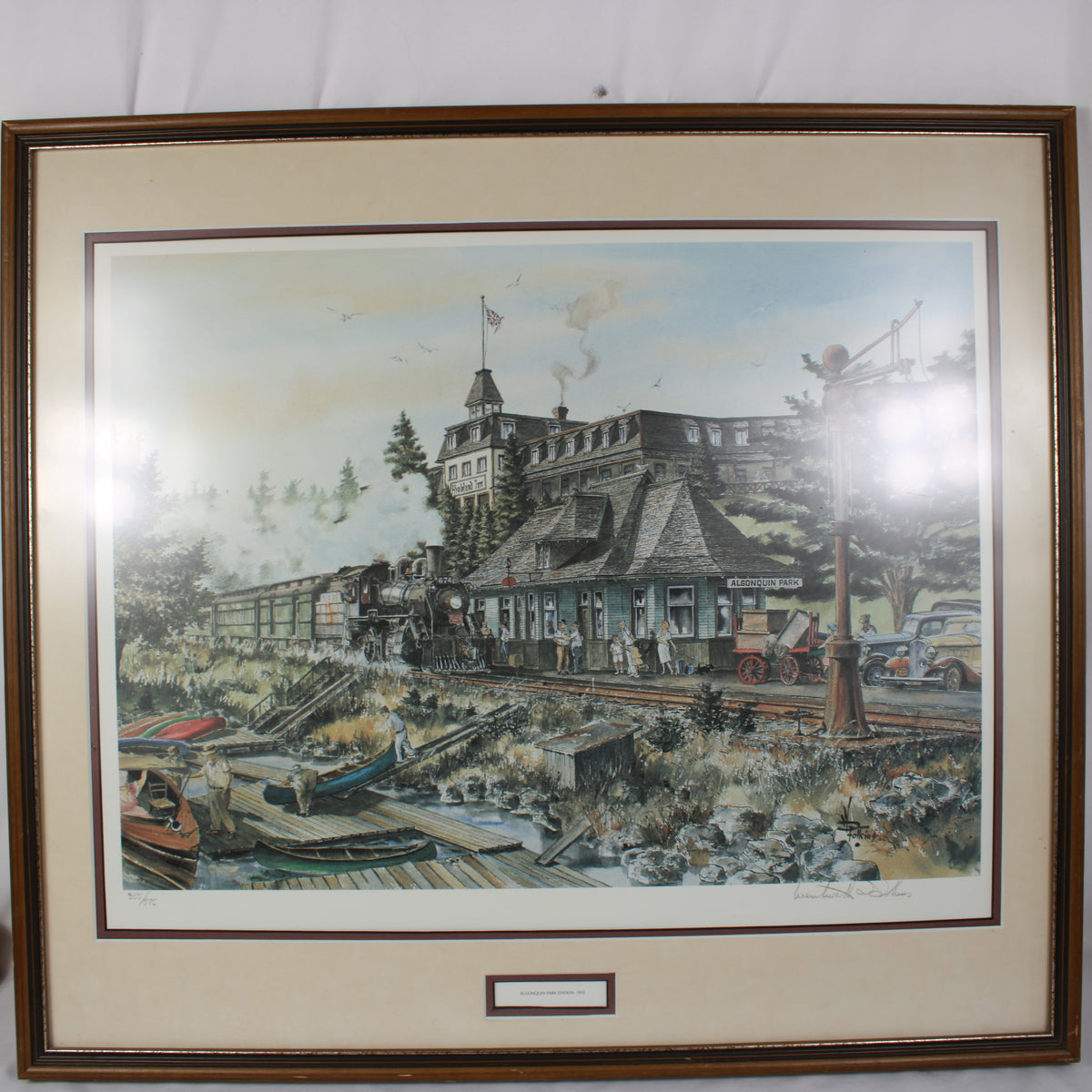 Algonquin Park Station 1935 Wentworth D Folkins Signed 355/575