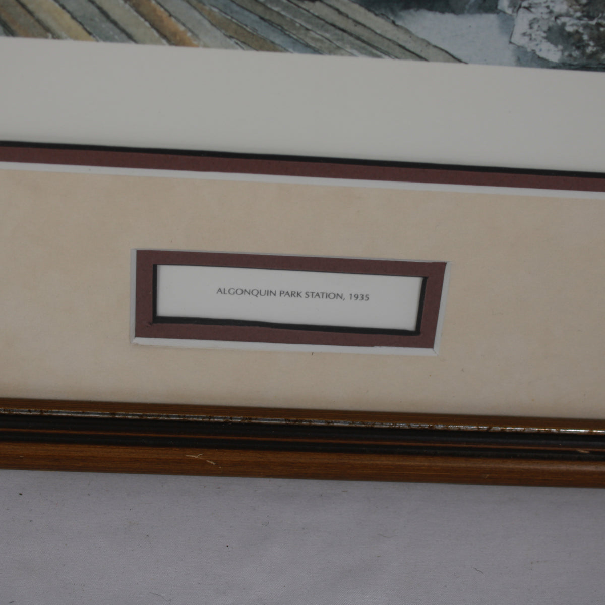 Algonquin Park Station 1935 Wentworth D Folkins Signed 355/575