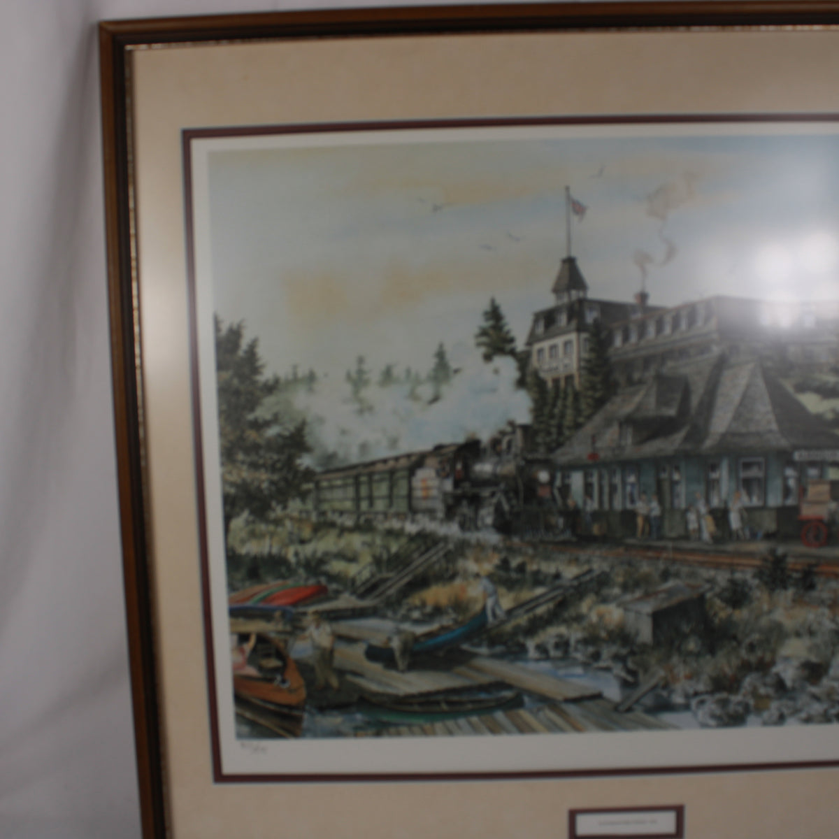 Algonquin Park Station 1935 Wentworth D Folkins Signed 355/575