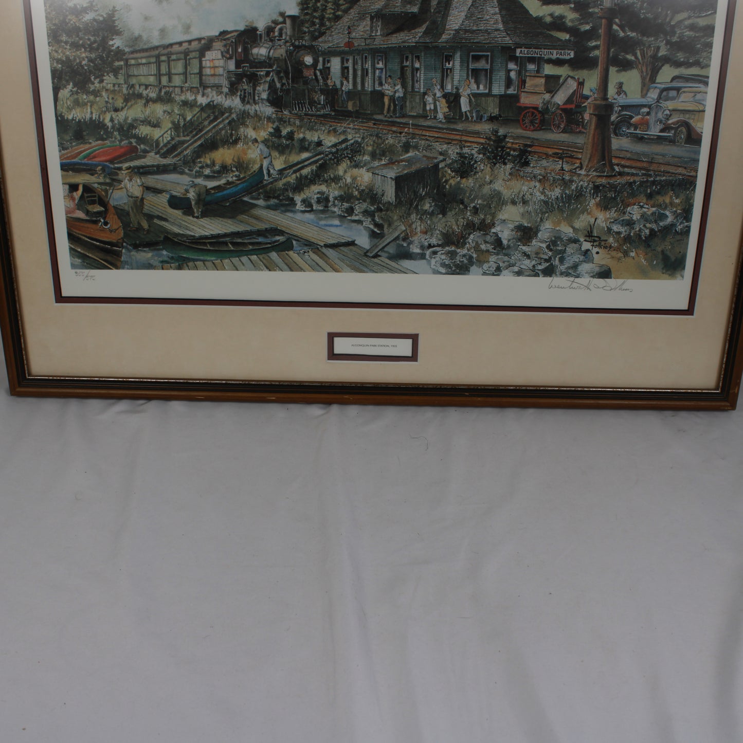 Algonquin Park Station 1935 Wentworth D Folkins Signed 355/575