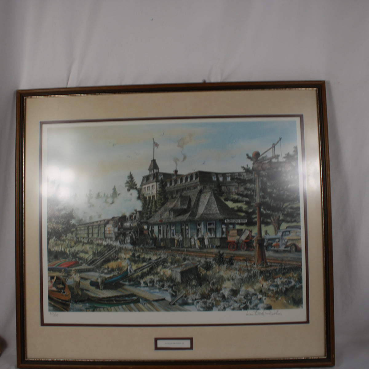 Algonquin Park Station 1935 Wentworth D Folkins Signed 355/575
