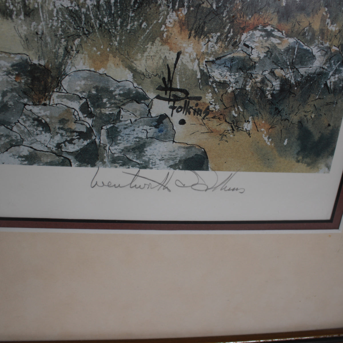 Algonquin Park Station 1935 Wentworth D Folkins Signed 355/575