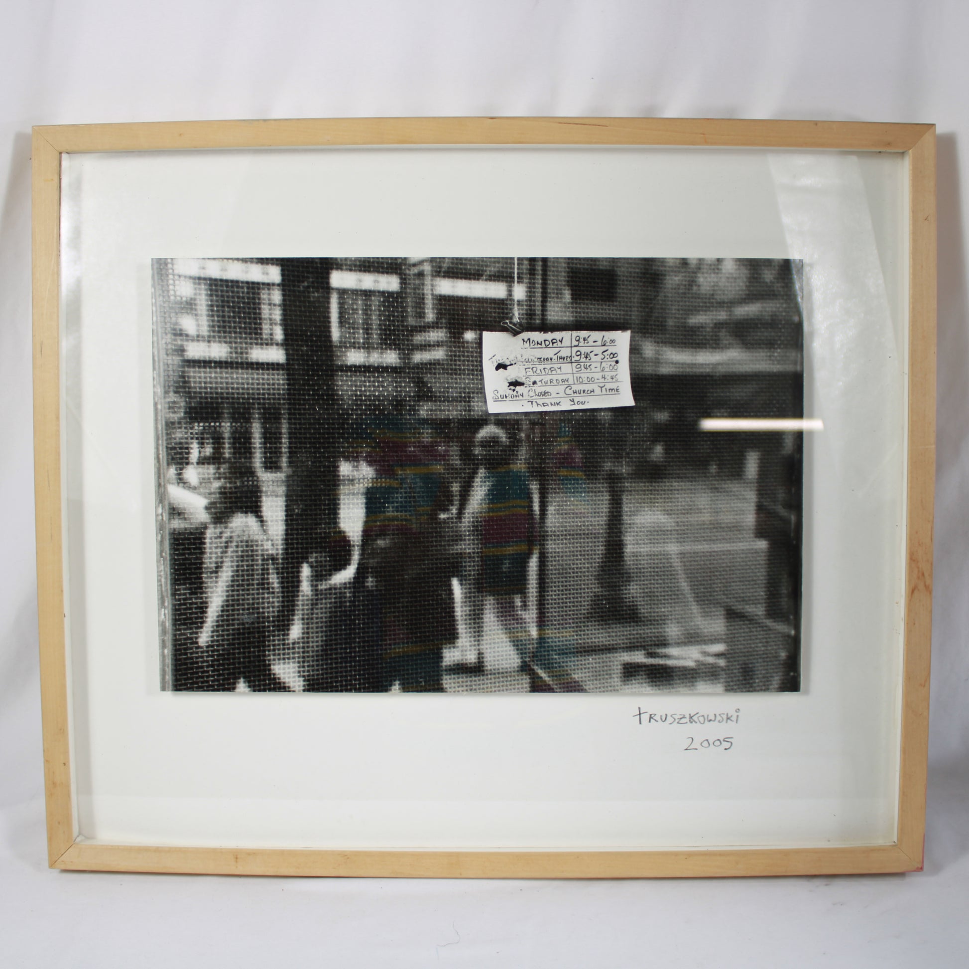 Street Photography Print Signed Truszkowski 2005