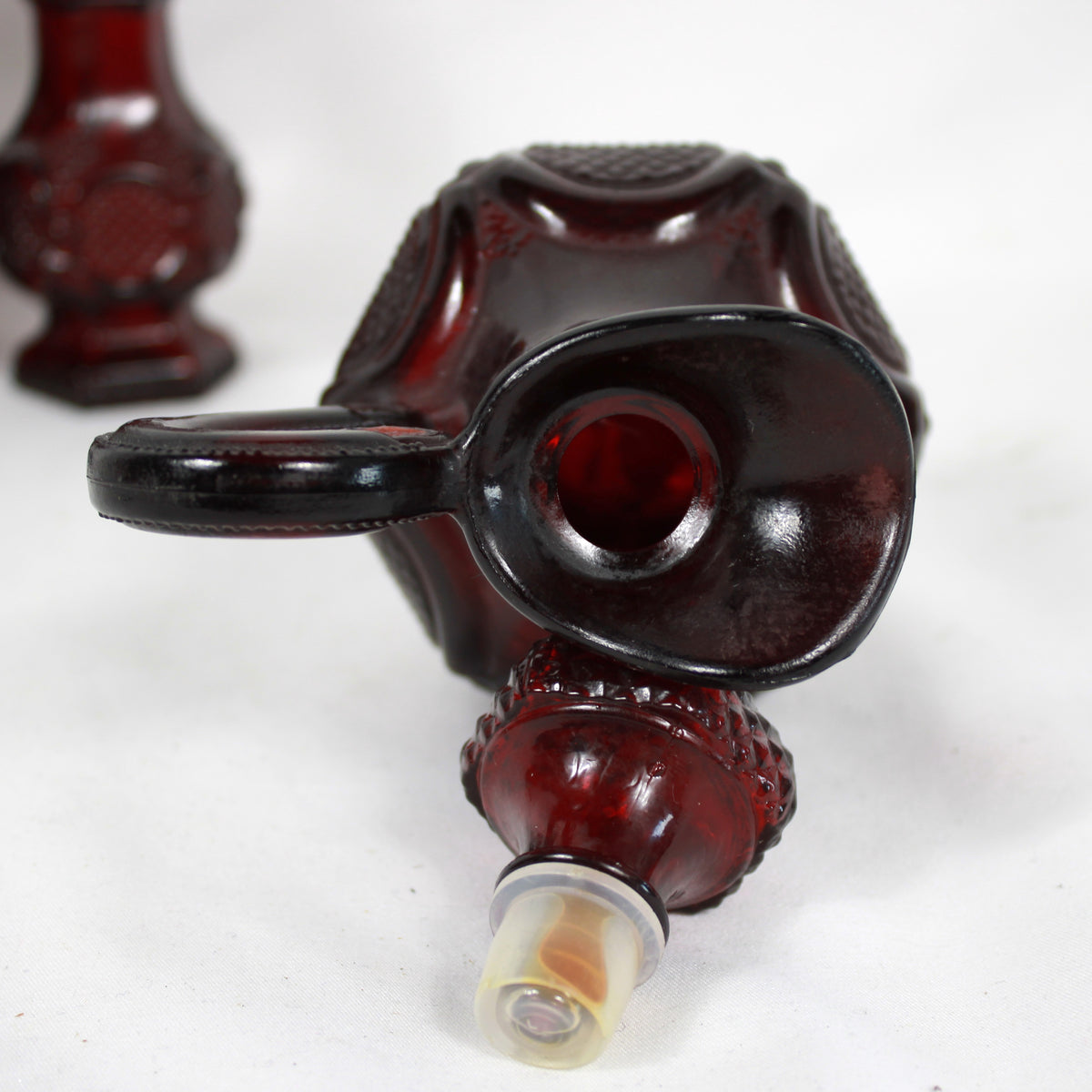 Avon 1876 Cape Cod Ruby Red Glass Set (5 Pieces)