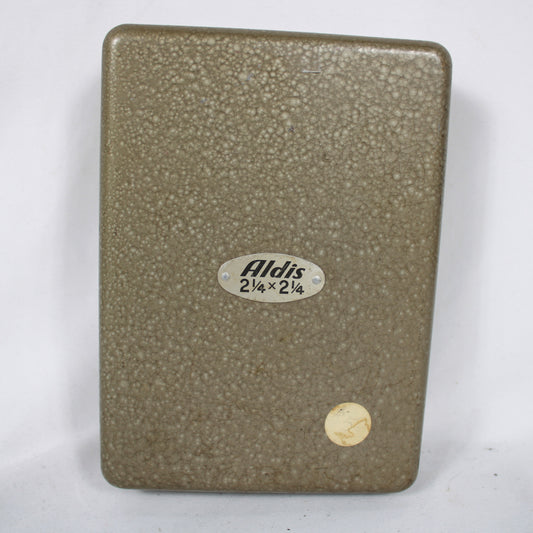 Vintage Aldis 2¼ x 2¼ Metal Slide Viewer with Metal Case