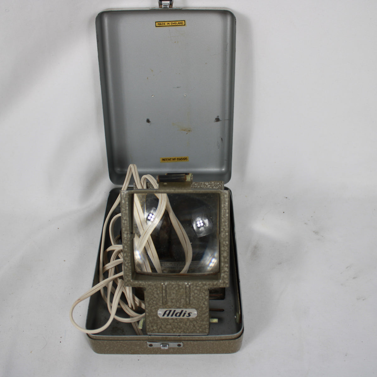 Vintage Aldis 2¼ x 2¼ Metal Slide Viewer with Metal Case