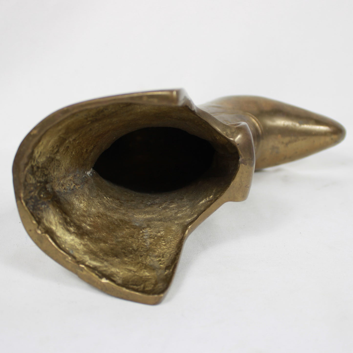 Solid Brass High-Heel Victorian Shoe Planter Figurine