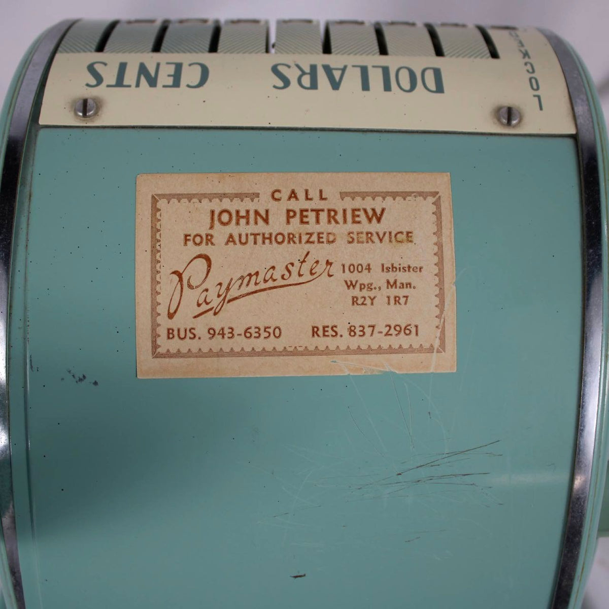 Vintage Paymaster Series X-2000 Ribbon Check Writer Machine