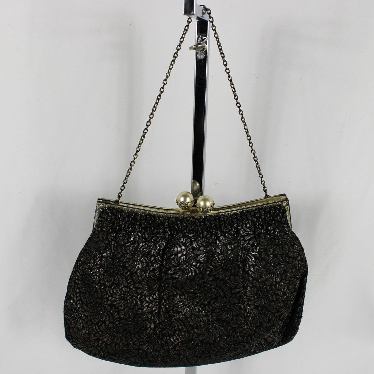 Vintage French Metallic Brocade Evening Bag – Made for Hudson's Bay Company