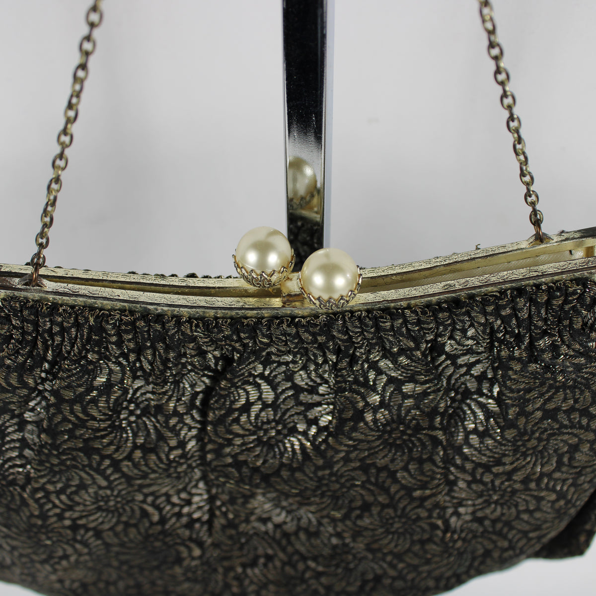 Vintage French Metallic Brocade Evening Bag – Made for Hudson's Bay Company