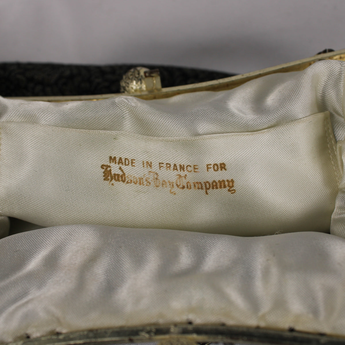 Vintage French Metallic Brocade Evening Bag – Made for Hudson's Bay Company