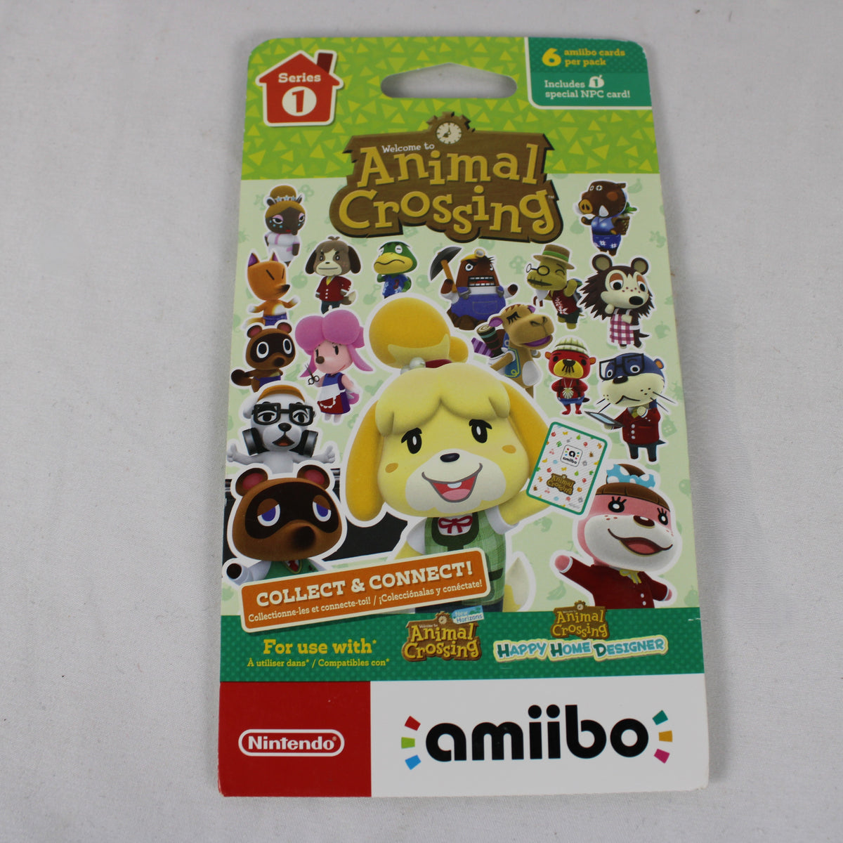 Nintendo Animal Crossing amiibo Cards Booster Pack Lot - Series 1, 3 & 4 (4 Sealed Packs)