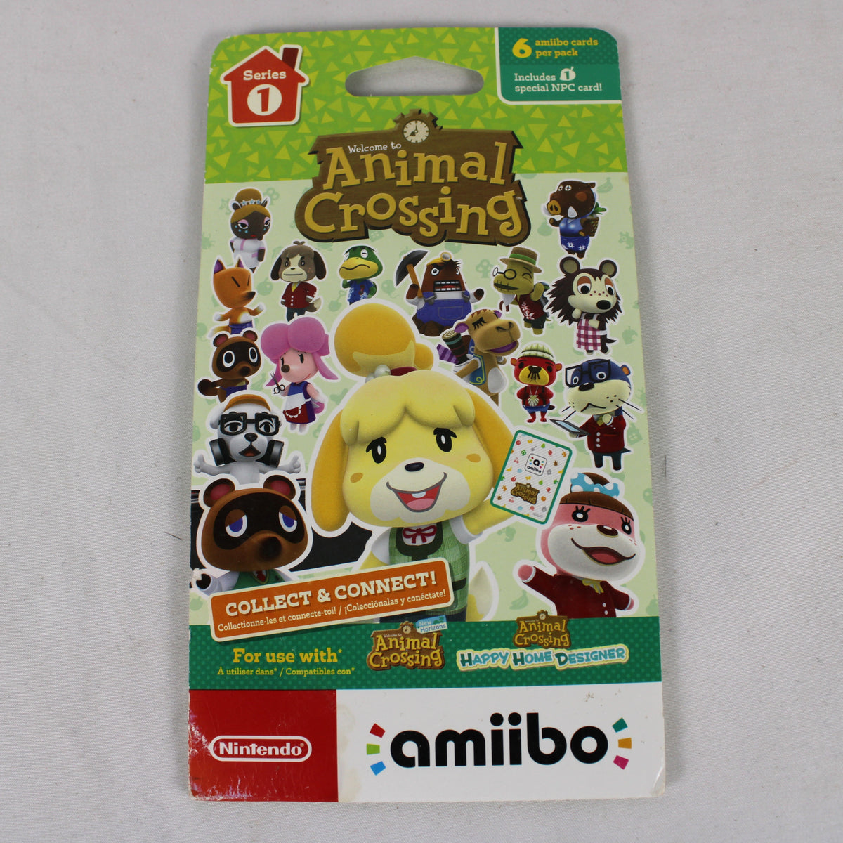 Nintendo Animal Crossing amiibo Cards Booster Pack Lot - Series 1, 3 & 4 (4 Sealed Packs)