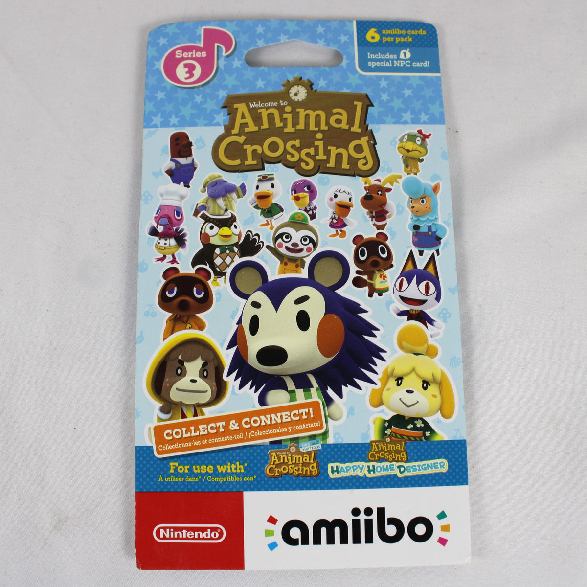 Nintendo Animal Crossing amiibo Cards Booster Pack Lot - Series 1, 3 & 4 (4 Sealed Packs)