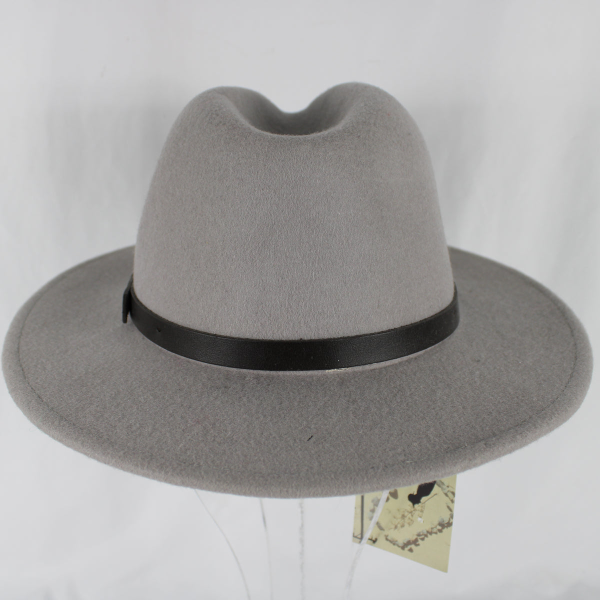 Fallen Broken Street The Ratatat Wool Felt Fedora Hat Grey Size M/L NWT