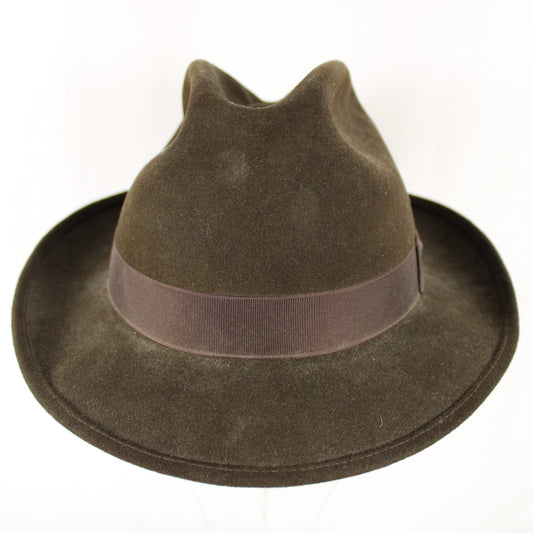Mallory by Stetson Brown Felt Fedora Hat