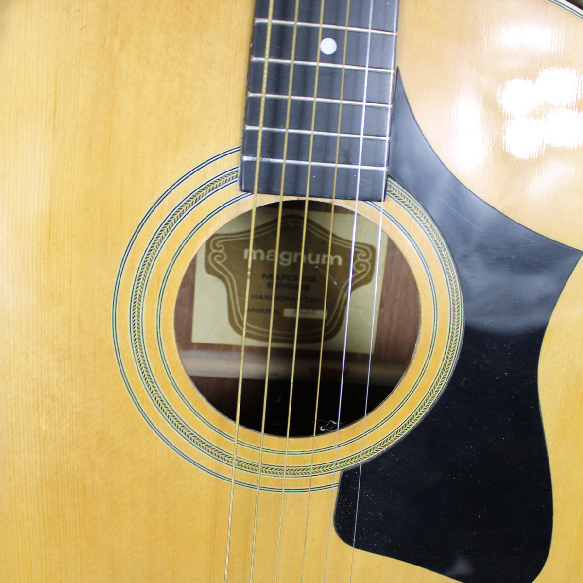 Magnum Handcrafted Acoustic Guitar with Hard Case