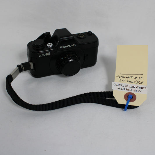 Vintage Asahi Pentax Auto 110 Subminiature SLR Camera with 24mm f/2.8 Lens