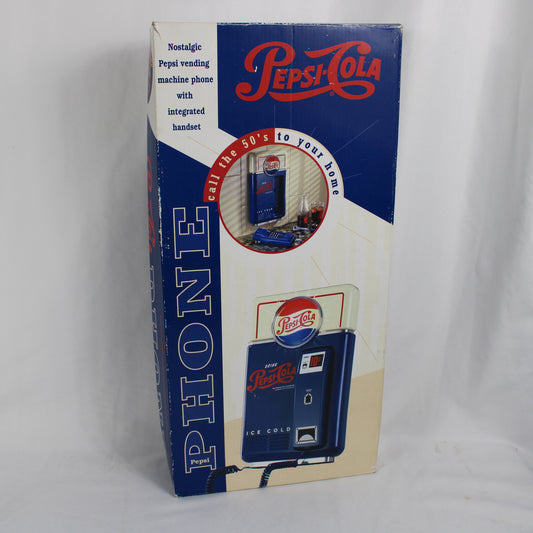 1995 Pepsi-Cola Vending Machine Telephone (In Original Box)
