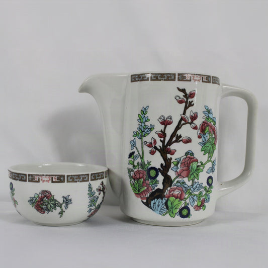 Vintage Dunn Bennett Royal Doulton Rocklite Teapot and Bowl Set