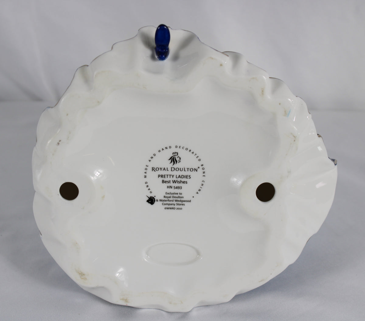 Royal Doulton Pretty Ladies "Best Wishes" Fine Bone China Figurine HN 5493