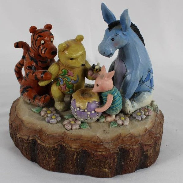 Disney Traditions Jim Shore Winnie the Pooh "You, Me, and A Hunny Bee" Figurine (4037502)