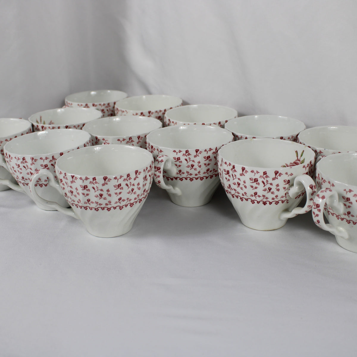 Vintage Johnson Bros "Rose Bouquet" English Earthenware Dinnerware Set