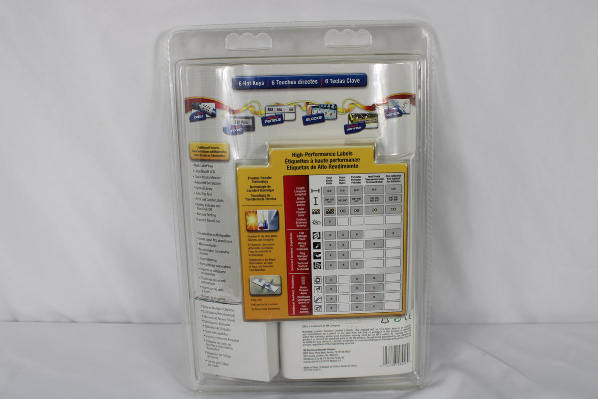 3M PL200 Handheld Industrial Label Maker Powered by DYMO Brand New Sealed