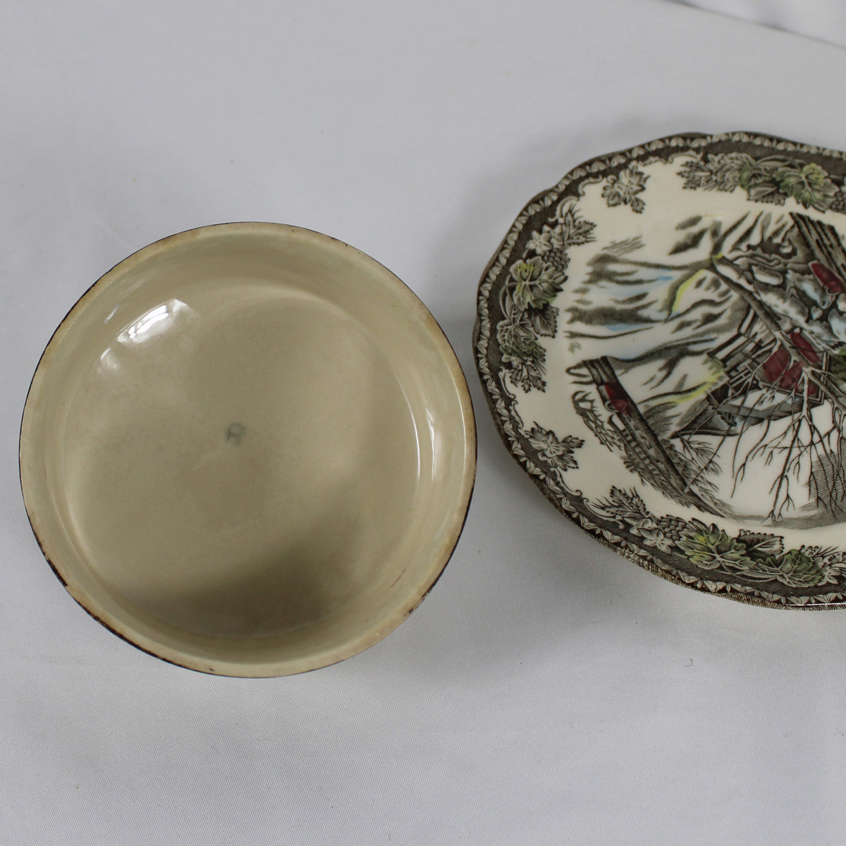 Johnson Brothers "The Friendly Village" Covered Cheese Dish – Sugar Maples