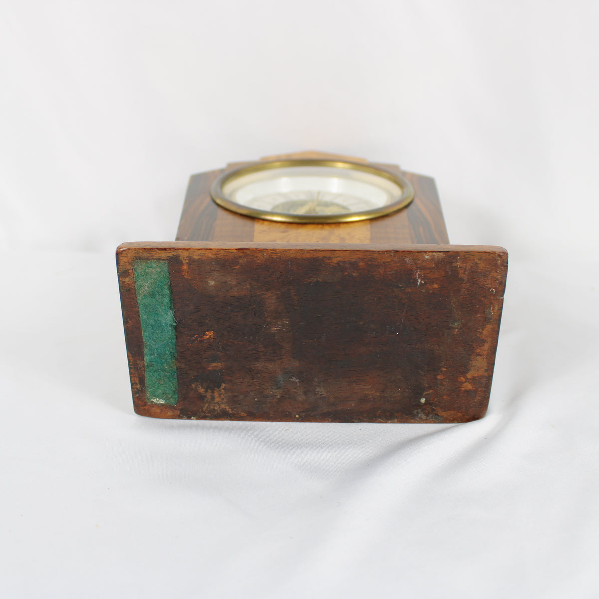 Art Deco Narco Mechanical Wind-Up Wooden Mantle Clock – Made in West Germany