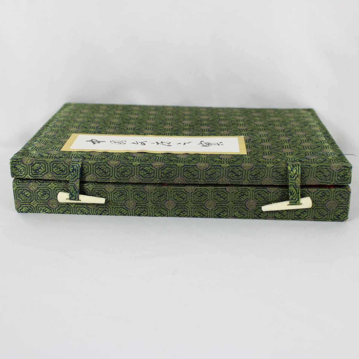 Traditional Chinese Calligraphy Set in Brocade Silk Gift Box