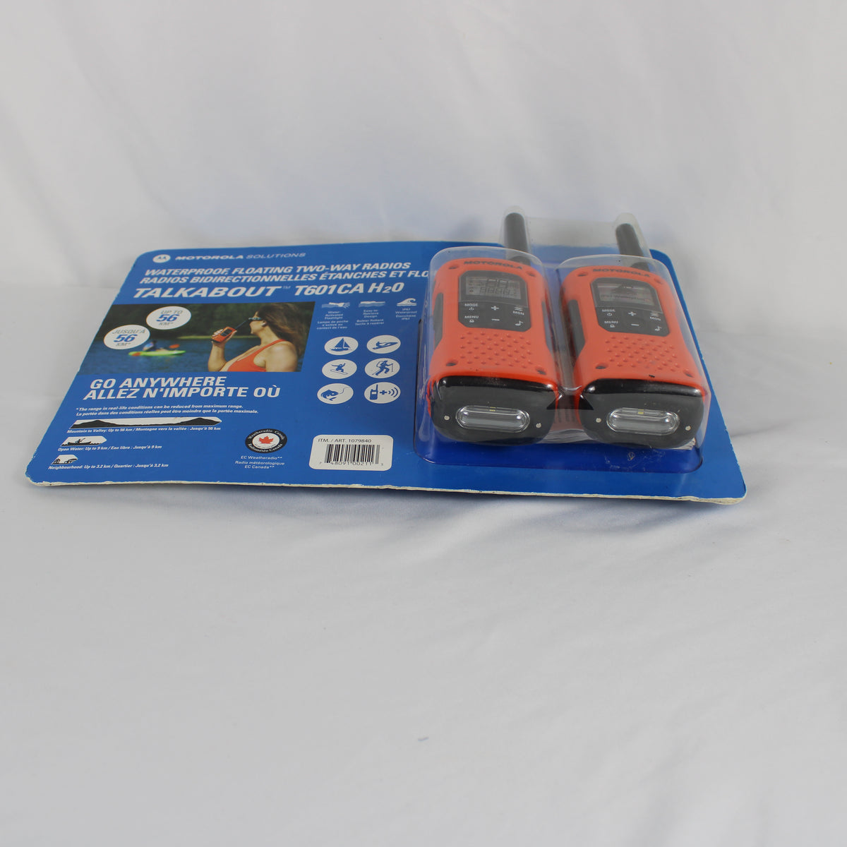 Motorola Talkabout T601CA H2O Waterproof Floating Two-Way Radios (2-Pack)