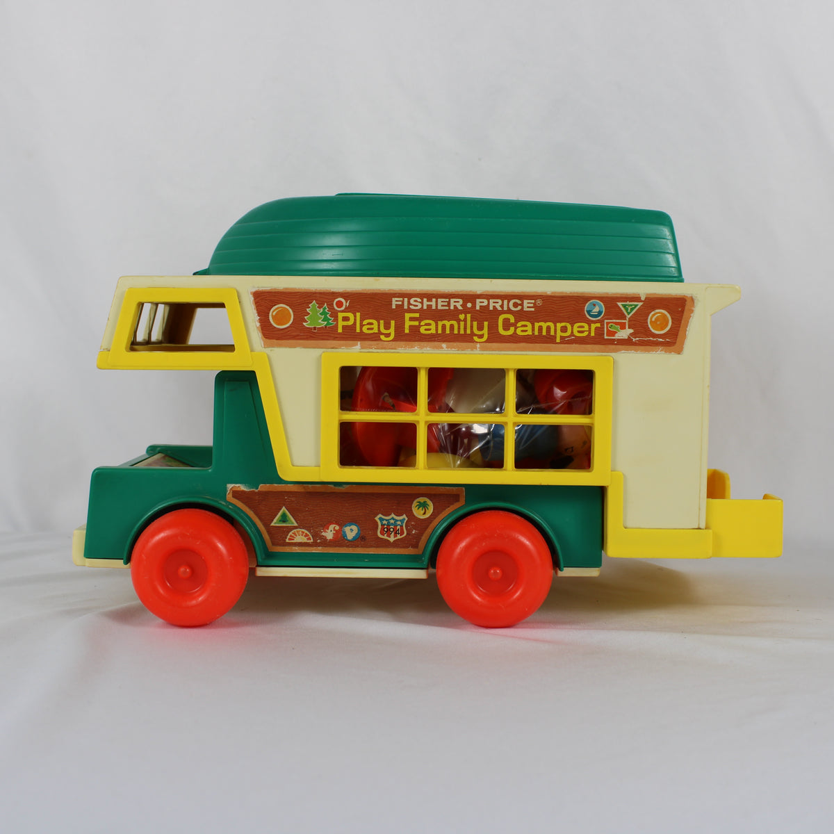 1975-1976 Fisher-Price Little People Play Family Camper #994 Playset Lot