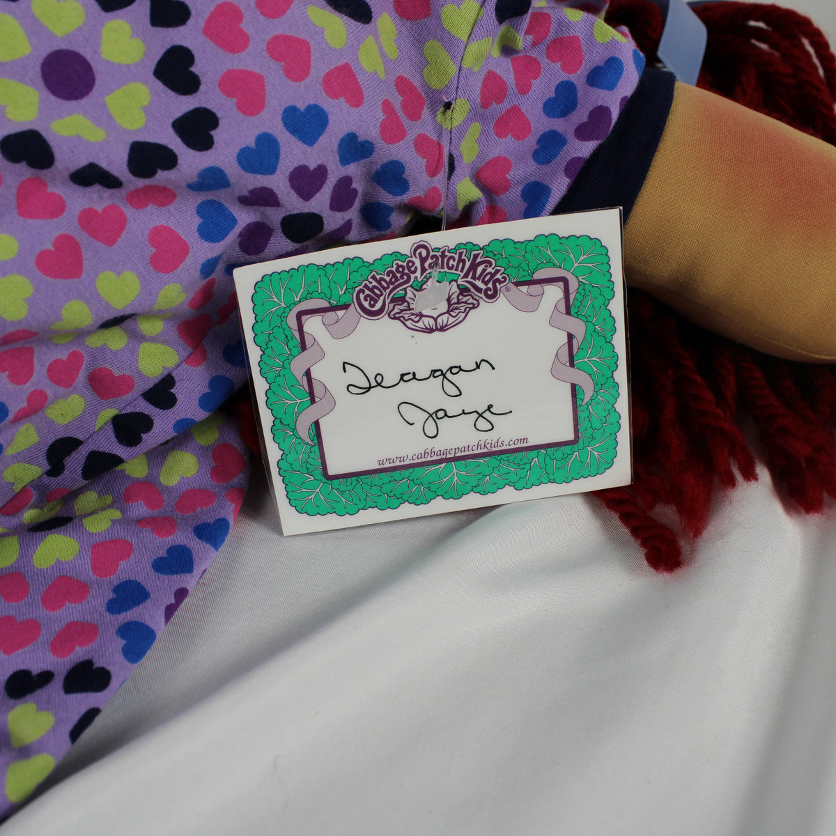2007 Cabbage Patch Kids Limited Edition Raven Cliff Kid Soft Sculpture Doll - Teagan Jaye (Complete with Papers)