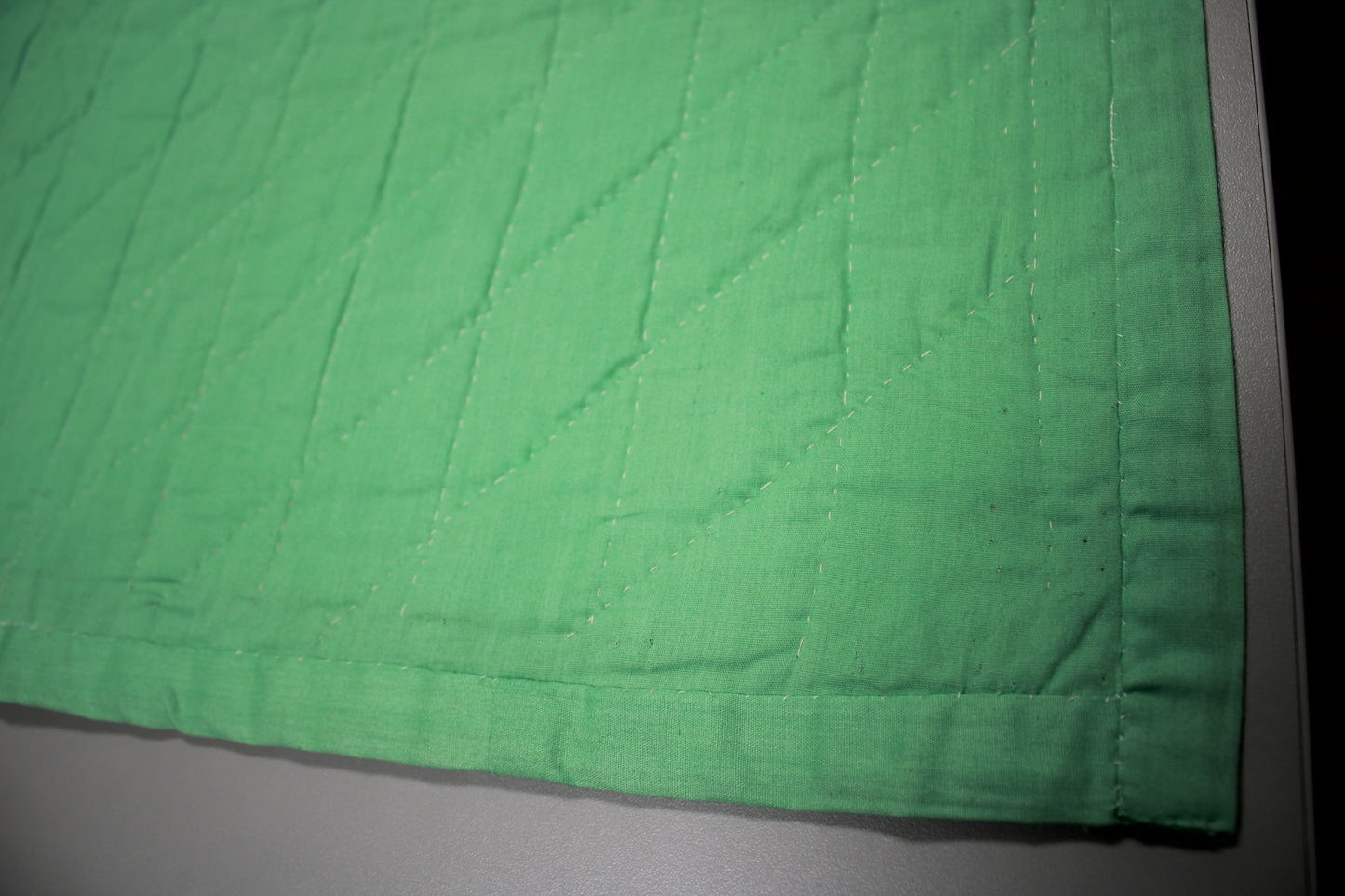 Vintage Hand-Stitched Butterfly Quilt - Twin/Single