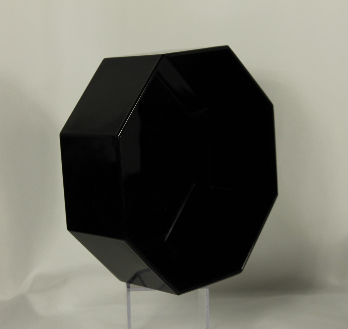 Arcoroc Octime Black Glass Octagon Dish Set
