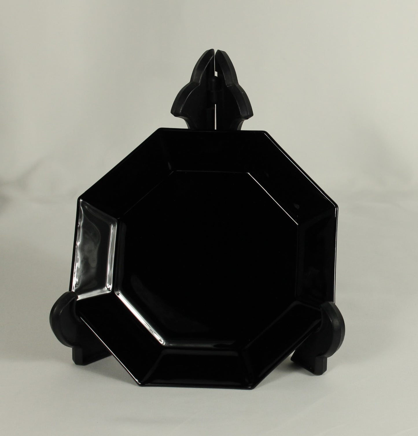 Arcoroc Octime Black Glass Octagon Dish Set
