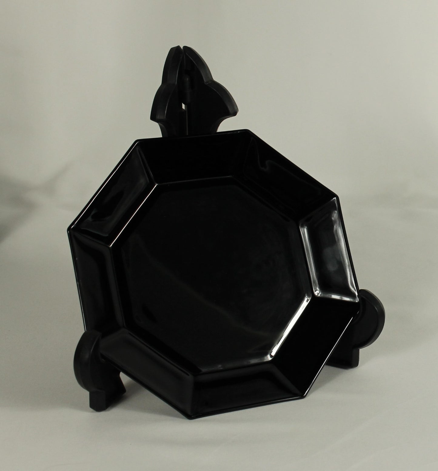 Arcoroc Octime Black Glass Octagon Dish Set
